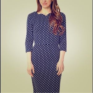 ModCloth polka dot dress.